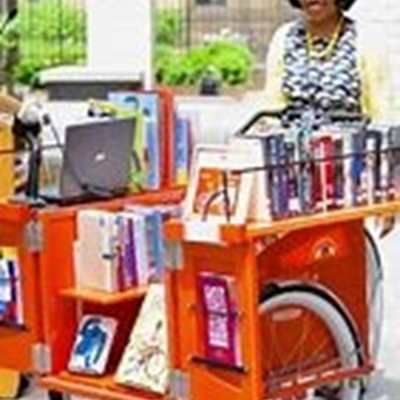 Cleveland Public Library Book Bike and Stories